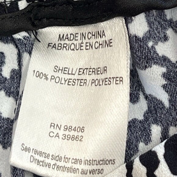 Theory Persha Houndstooth Print Jogger Pants Size P Black and White Xs - Picture 6 of 7